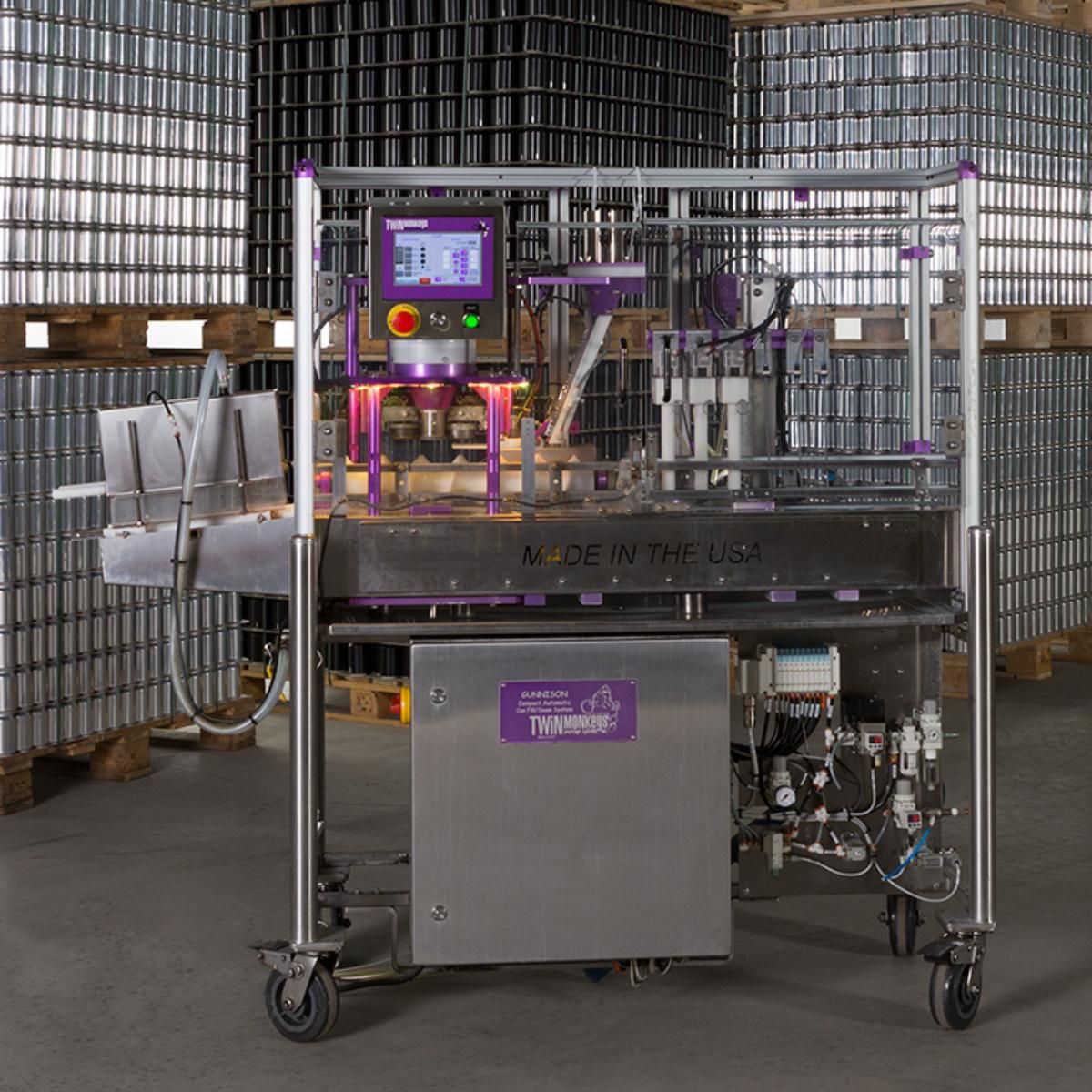 Twin Monkey Gunnison 30 CPM canning machine
